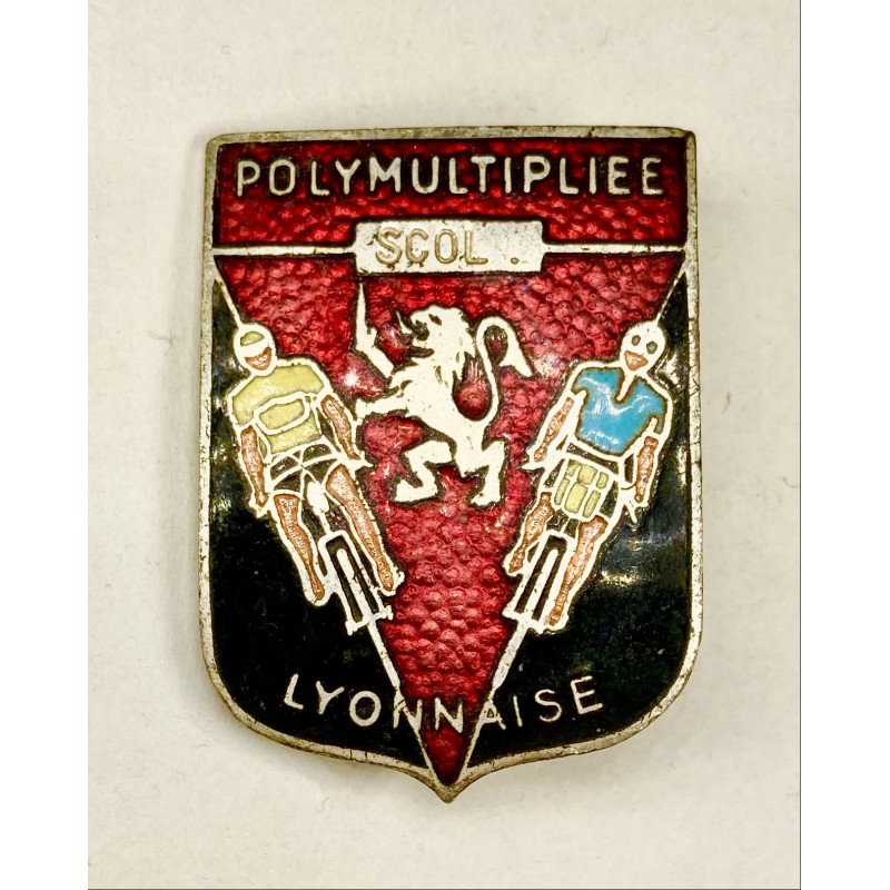 Broche de la Polymultipliée Lyonnaise au nom de la SCOL (année inconnue)
