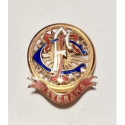 Broche TCF (Touring Club de France) - version dorée Vétérans
