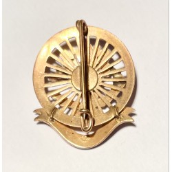 Broche TCF (Touring Club de France) - version dorée Vétérans