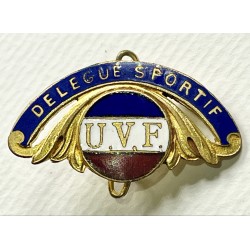 Broche délégué sportif de l'UVF (Union Vélocipédique de France)