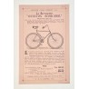 1891 - Feuillet sur la bicyclette Quinton Scorcher - Quinton Cycle Company Ltd à Coventry (Angleterre)