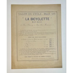 1894 - Tarif de la Société...