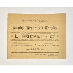 1892 - Catalogue des Cycles...