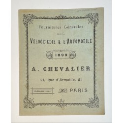 1899 - catalogue A. Chevalier à Paris
