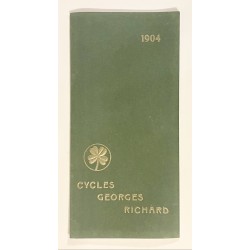 1904 - catalogue Cycles Georges Richard à Paris