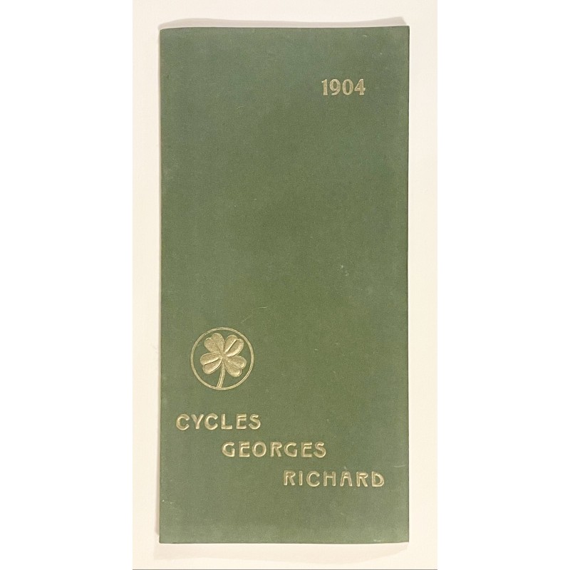 1904 - catalogue Cycles Georges Richard à Paris