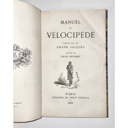 1869 - Manuel du Vélocipède...