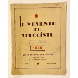 1946 - Le Memento du vélociste - offert par les Ets Turpin à Chateaudun (Eure-et-Loire)