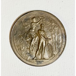 1903 - Médaille de l'union amicale cycliste de la BdF (Banque de France?) attribuée à F. Dugal
