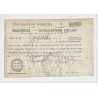 1945 - Amende pour défaut de plaque fiscale (modèle des années 30 mais utilisé en 1945)