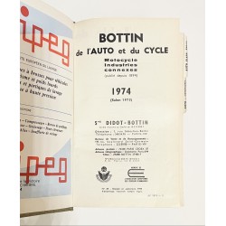 1974 - Bottin de l'Auto et du Cycle 1974 (Salon 1973)