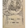 1869 - Revue " Le Vélocipède" du 1er mars 1869