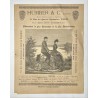 1890 (circa) - Dépliant grand format Cycles Humber - Usines à Beeston, Coventry & Wolverhampton (angleterre)