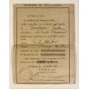 1941 - Récépissé de déclaration d'une bicyclette - Loiret  (6 exemplaires différents)