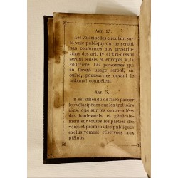 1893 - carte personnelle de circulation en vélocipède dans Paris