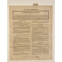 1902 - Avertissement pour l'acquit ... des taxes sur les vélocipèdes