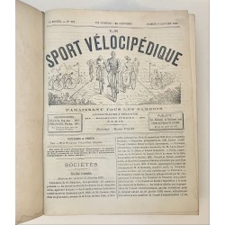 1883 - 1884 - revue "Le sport vélocipédique"