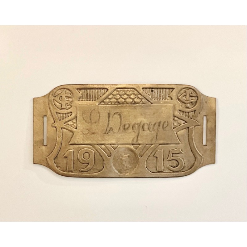 1915 - plaque fiscale 1915