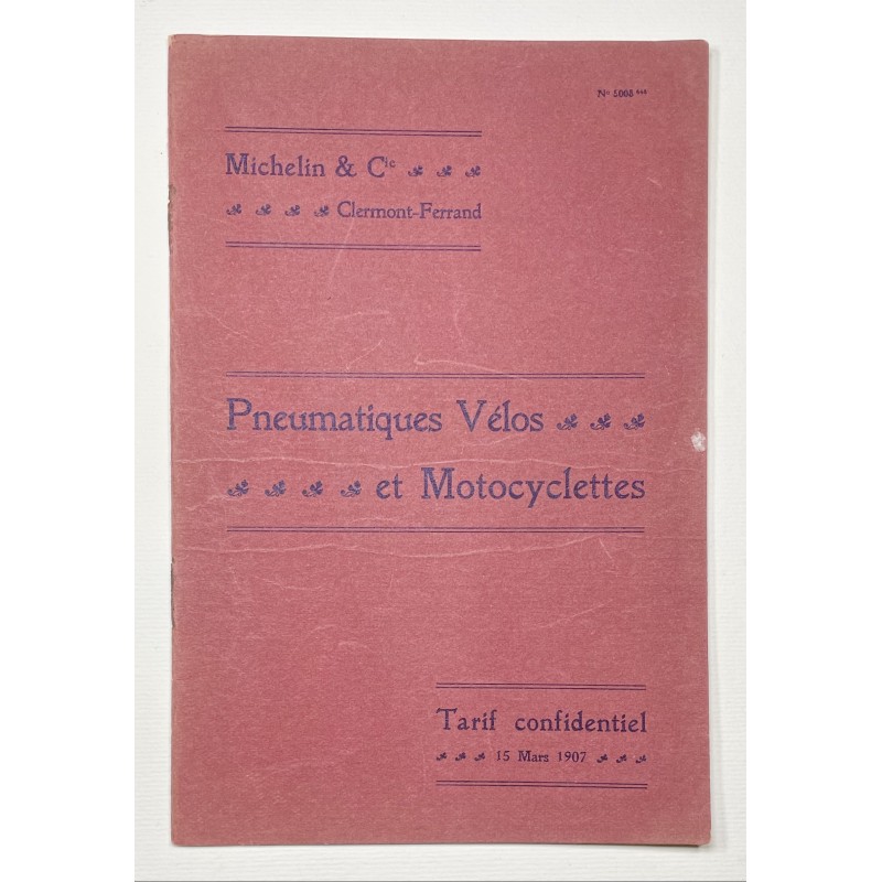 1907  - catalogue pneumatiques Michelin à Clermont-Ferrand (Puy-de-dôme) - 5008