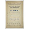 1927 - 1927 - catalogue R. Simon à Tours (Indre-et-Loire) - sacoches de cadre & courroies en cuir