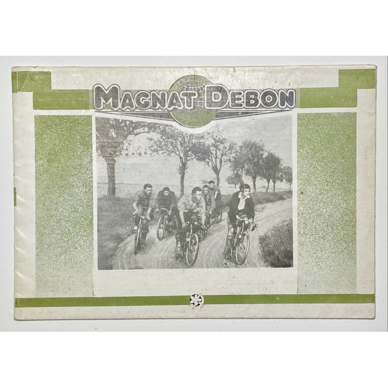 1938 - catalogue Cycles Magnat-Debon à Dijon (Côte d'or)