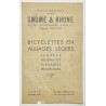 1946 - Tarif Cycles duralumin licence Gnôme & Rhône à Paris