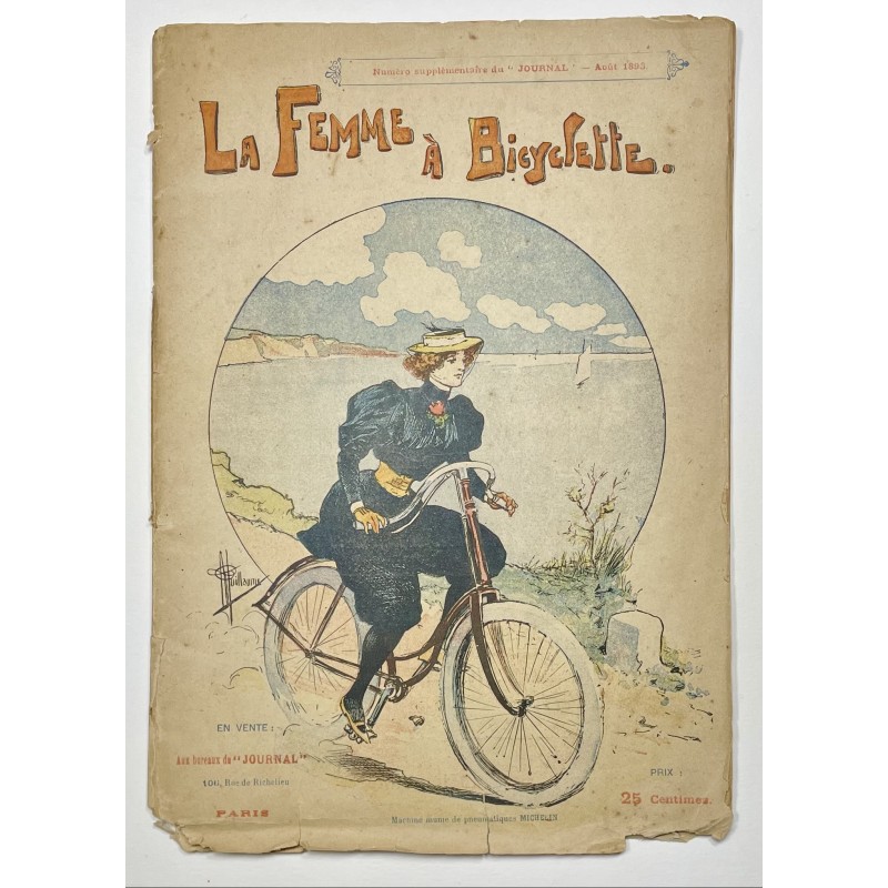 1893 - La femme à bicyclette - numéro supplémentaire du "Journal"