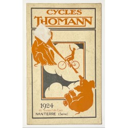 1924 - catalogue Cycles Thomann à Nanterre (Seine)
