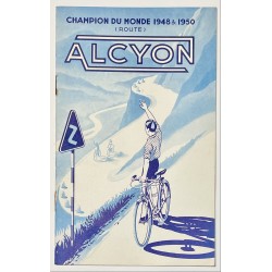 1950 - Catalogue + tarif des Cycles Alcyon à Courbevoie (Seine)