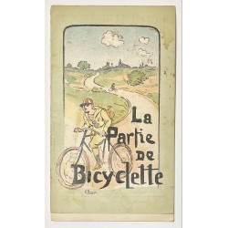 1898 (Circa) - La Partie de Bicyclette (historiette illustrée par L. Borgex)