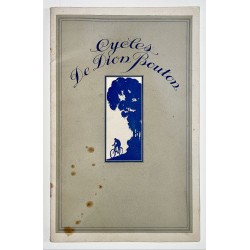 1922 - catalogue Cycles De Dion Bouton à Puteaux (Seine)
