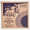 1926 - Dépliant de l'économat du réseau de l'état - Cycles Norma et Jean Thomann