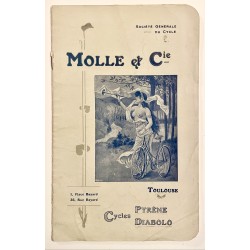 1907 - catalogue Molle & Cie - Cycles Pyrène et Diabolo à Toulouse (Haute-Garonne)
