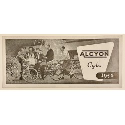 1956 - dépliant Cycles Alcyon à Courbevoie (Seine)