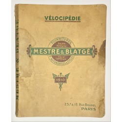 1910 - Tarif Album Mestre & Blatgé (Cycles Lucifer) à Paris
