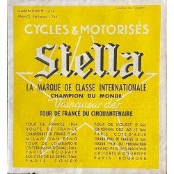 1954 - Dépliant Cycles Stella à Nantes (Loire-Atlantique)