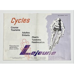 1975 - catalogue Cycles Lejeune à Maisons-Alfort (Val de Marne)