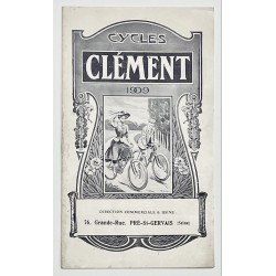1909 - catalogue Cycles Clément au Pré-Saint-Gervais (Seine)