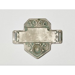 1900 - Plaque fiscale 1900