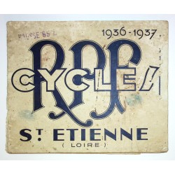 1936 - 1937 - catalogue des Cycle RPF (Rivolier Père et Fils) à Saint-Etienne (Loire)