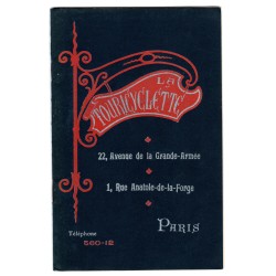 1904 - Catalogue La Touricyclette à Paris