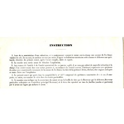 1956 - Carnet de 10 quittances spéciales (procès verbal pour défaut de paiement de la taxe fiscale d'une bicyclette)