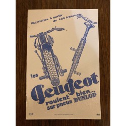 Buvard Cycles Peugeot 1