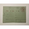 1956 - carte vierge avec talon pour la quittance de la taxe sur les vélocipèdes 1956