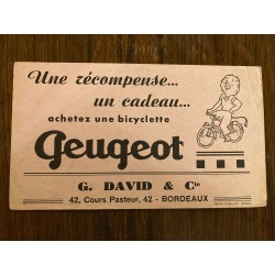 Buvard Cycles Peugeot 2