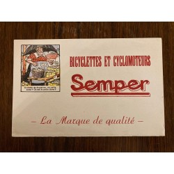 Buvard Cycles Semper