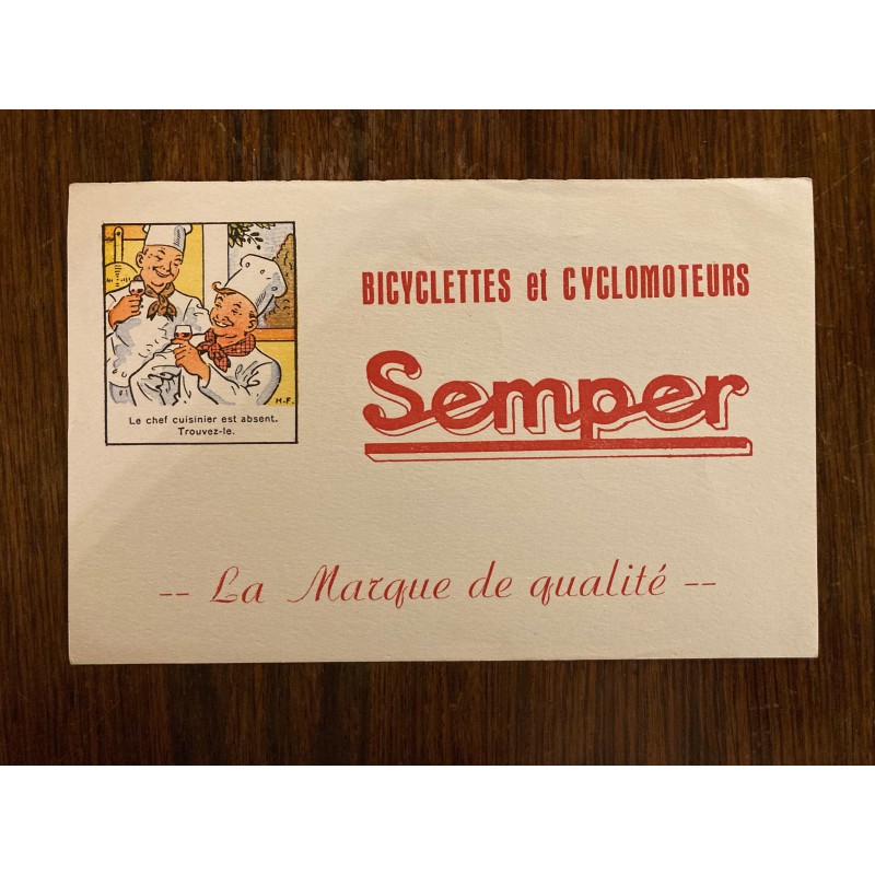 Buvard Cycles Semper 3